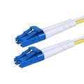 Monoprice Single Mode Fiber Optic Cable - LC/LC_ UL_ 9/125 Type_ Duplex_ Yellow_ 11847